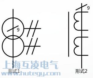 九条穿线一次导体的电流互感（gǎn）器符号