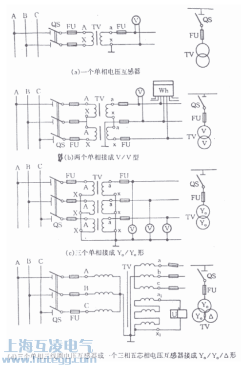 电压互感器接线（xiàn）图