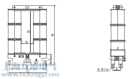 LYM-0.5 20000/5 -3000/5的（de）尺寸图